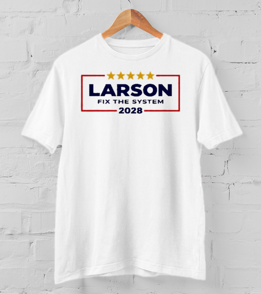 Larson Fix The System 2028 Five Stars T-Shirt