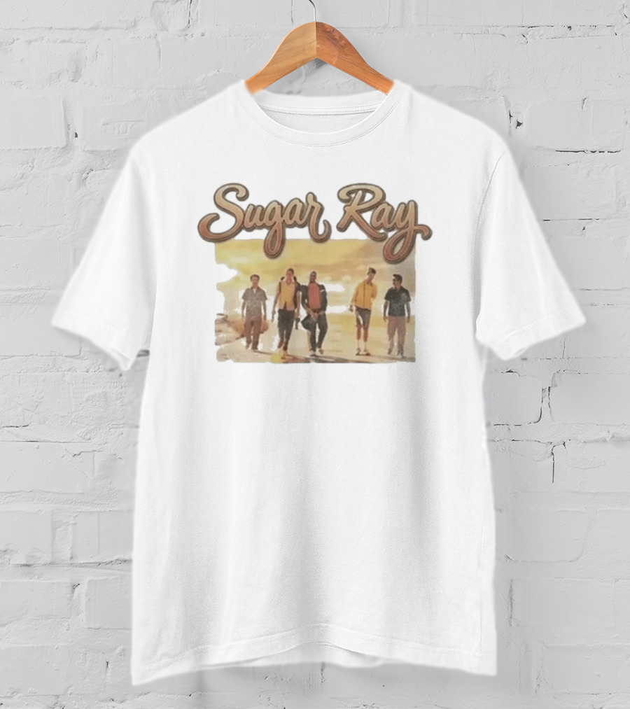 Sugar Ray 90s Rock Band Sunset Group Walk T-Shirt