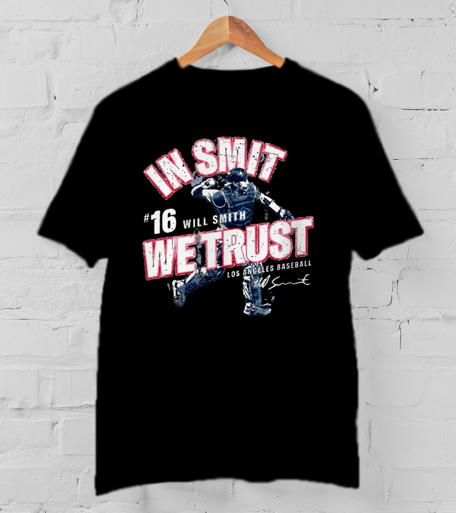 In Smit We Trust #16 Will Smith Los Angeles Baseball T-Shirt