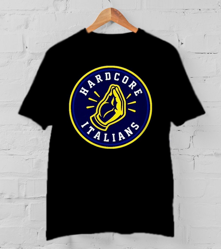 Hardcore Italians Milwaukee Baseball Praying Hands T-Shirt