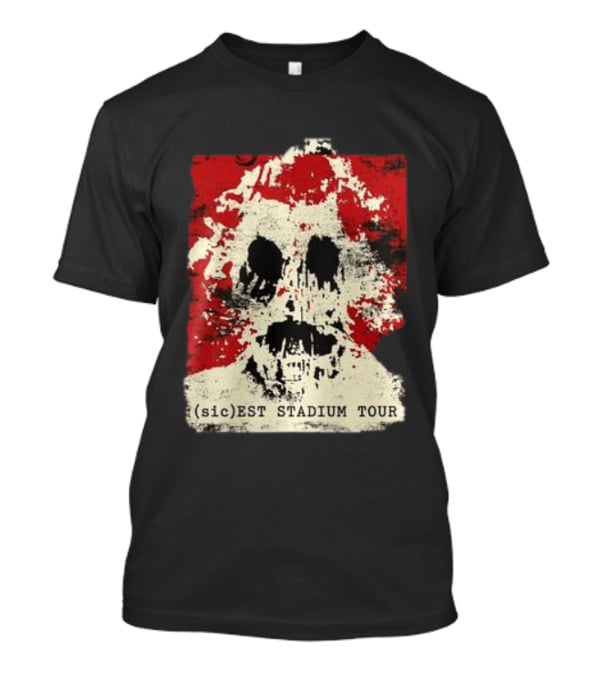 Slipknot Sicest Stadium Tour 2027 Signed Skull T-Shirt