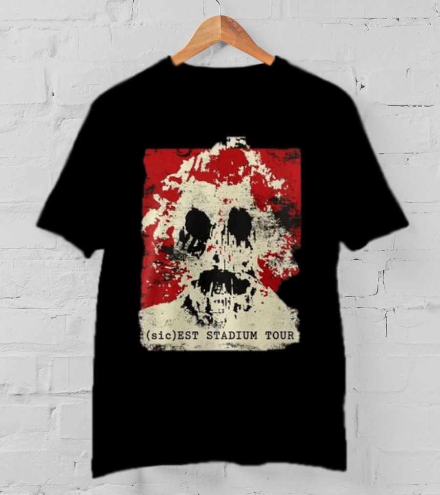 Slipknot Sicest Stadium Tour 2027 Signed Skull T-Shirt