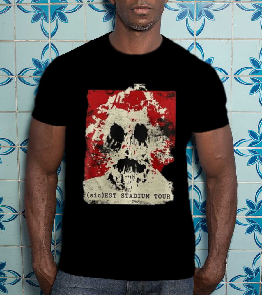 Slipknot Sicest Stadium Tour 2027 Signed Skull T-Shirt
