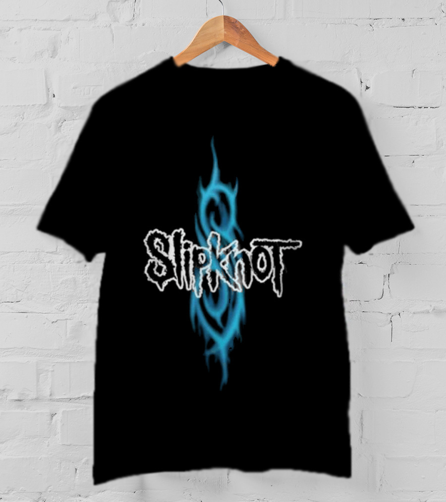 Slipknot Sicest Stadium Tour 2027 Signed Blue Flame T-Shirt