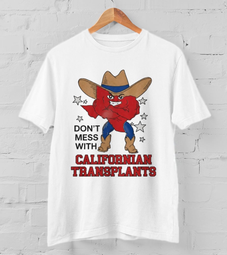 Ella Langley Don't Mess With Californian Transplants Texas Cowboy Stars T-Shirt