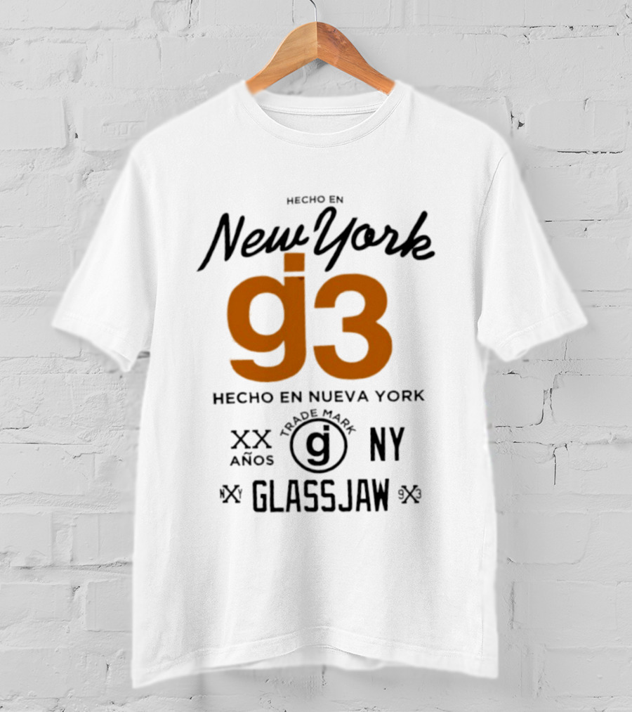 Hecho En New York 93 Glassjaw Trademark XX Años Nueva York NY T-Shirt