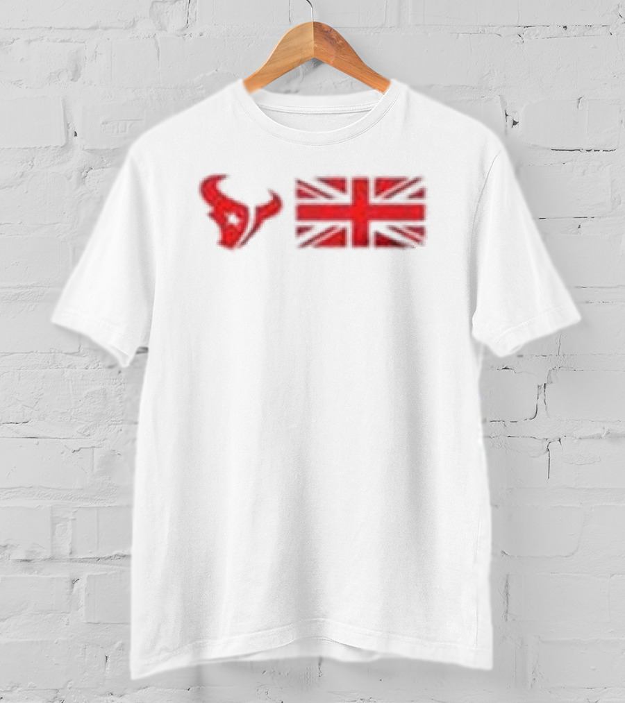 Houston Texans Jacksonville Jaguars London Games 2026 UK Flag Duo T-Shirt