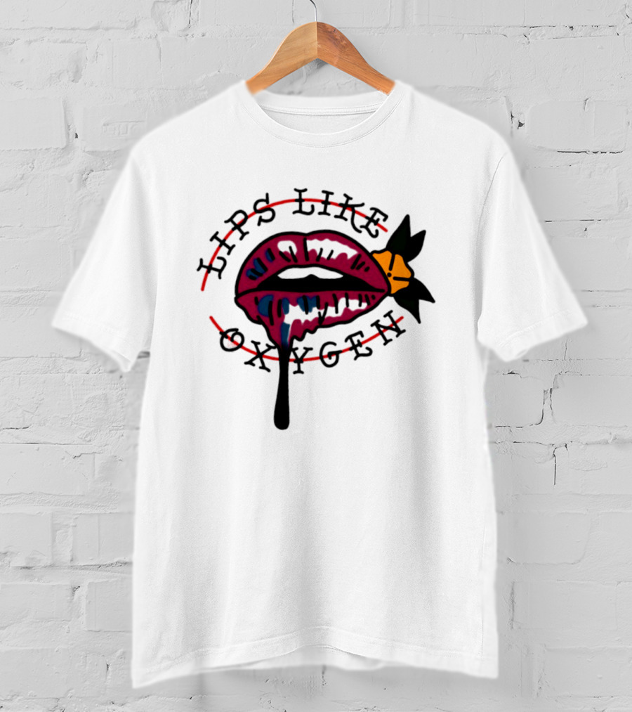 Lips Like Oxygen The Cure Robert Smith T-Shirt