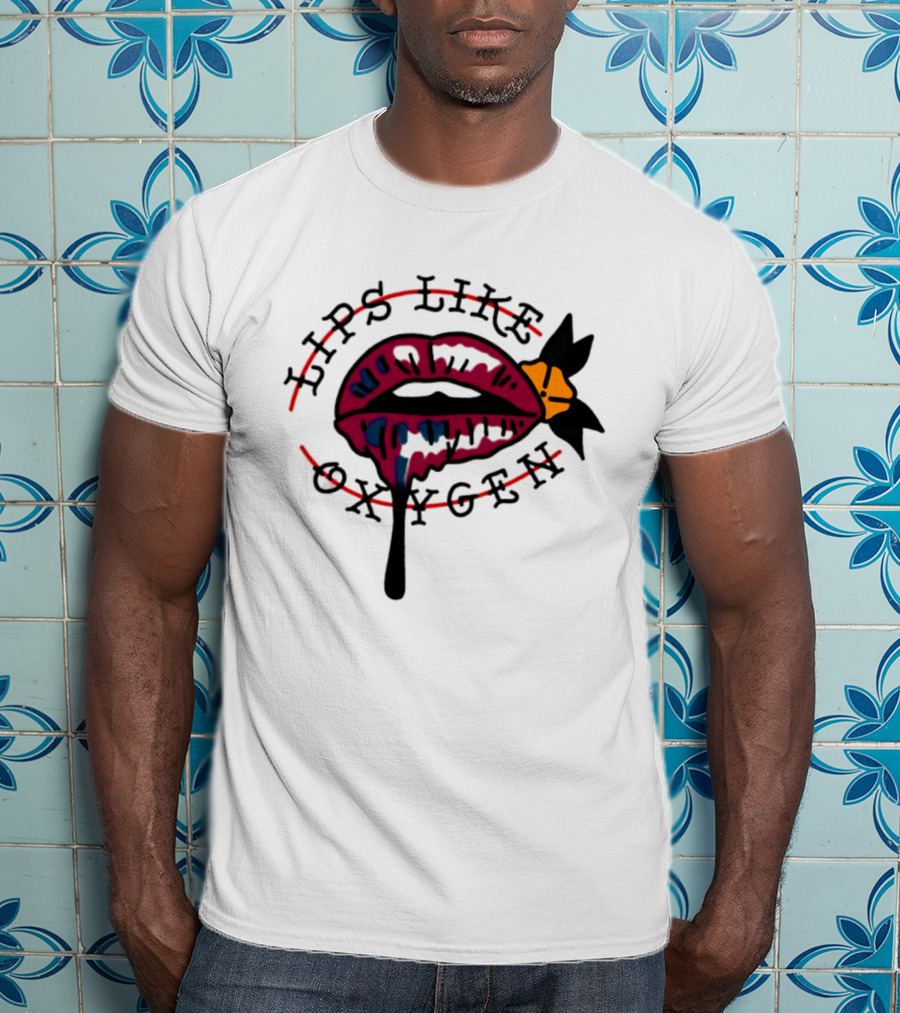 Lips Like Oxygen The Cure Robert Smith T-Shirt