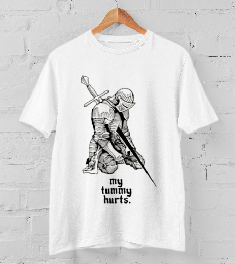 My Tummy Hurts Medieval Knight Armor T-Shirt
