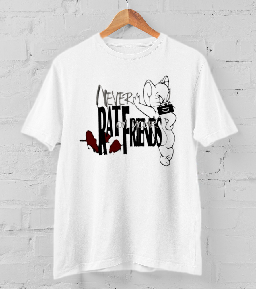 Never Rat On Your Friends Jerry Mouse Scontrol T-Shirt