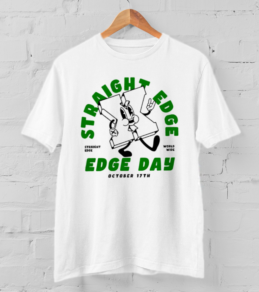 Straight Edge World Wide Edge Day October 17th T-Shirt