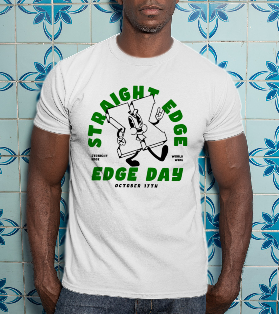 Straight Edge World Wide Edge Day October 17th T-Shirt
