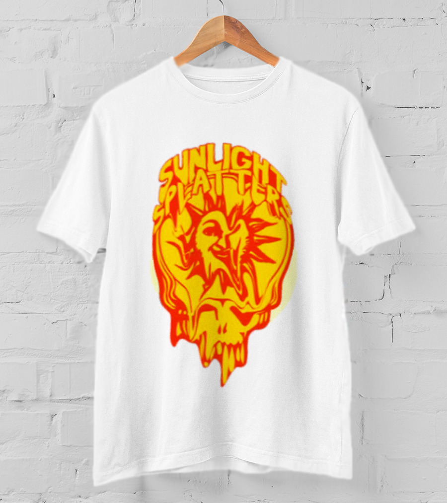 Sunlight Splatters Grateful Dead Psychedelic Skull T-Shirt