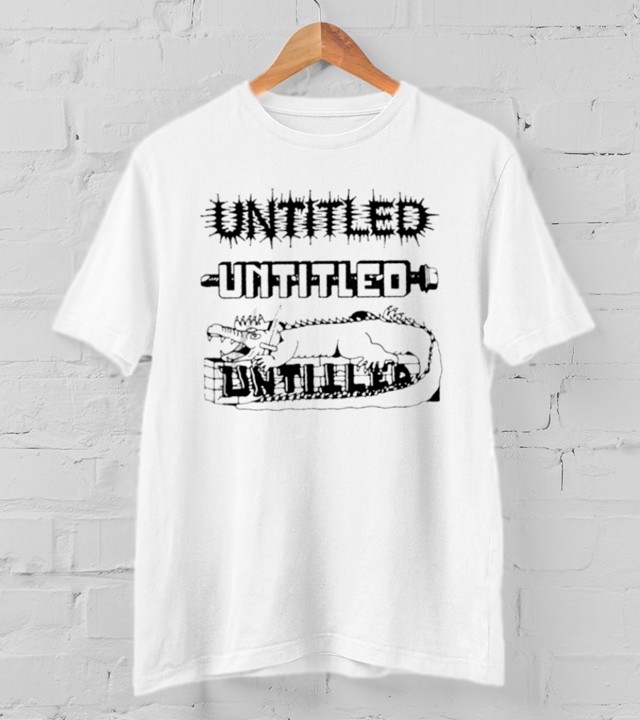 Untitled Crocodile Alligator Minimalist T-Shirt