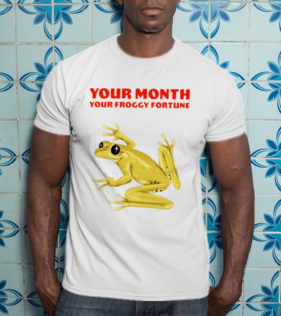Your Month Your Froggy Fortune Horoscope Frog T-Shirt