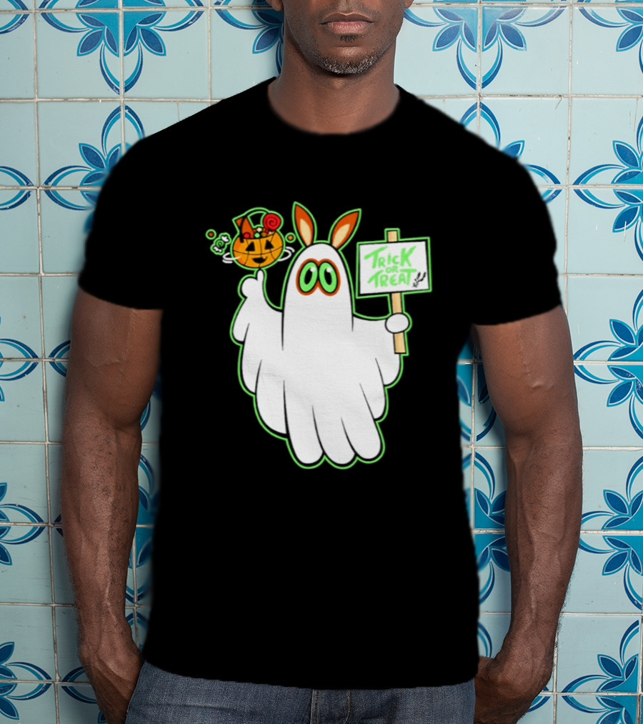 Halloween Trick Or Treat Ghost 2026 27 Spurs T-Shirt