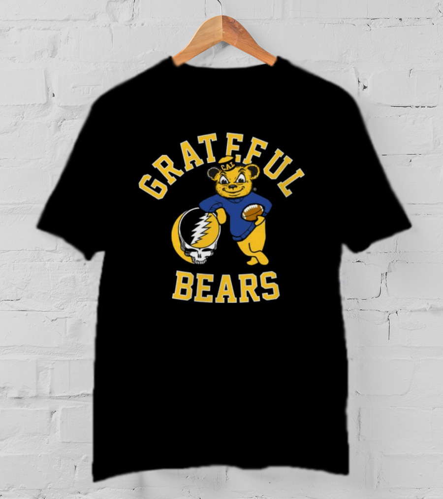 Grateful Bears California Golden Bears X Grateful Dead 2026 Football Collaboration T-Shirt