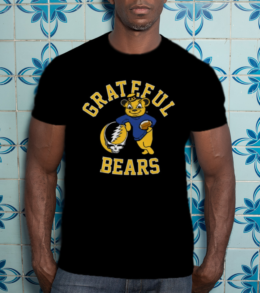 Grateful Bears California Golden Bears X Grateful Dead 2026 Football Collaboration T-Shirt