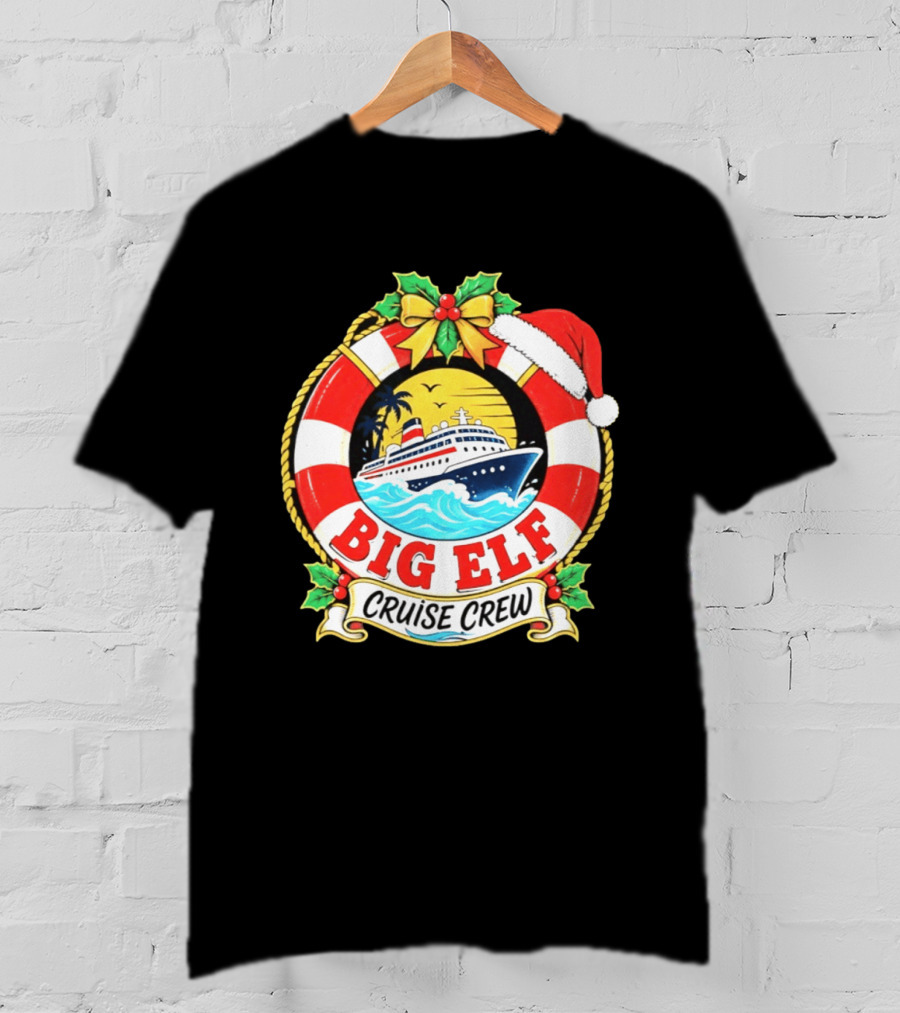 Big Elf Cruise Crew Christmas Vacation T-Shirt