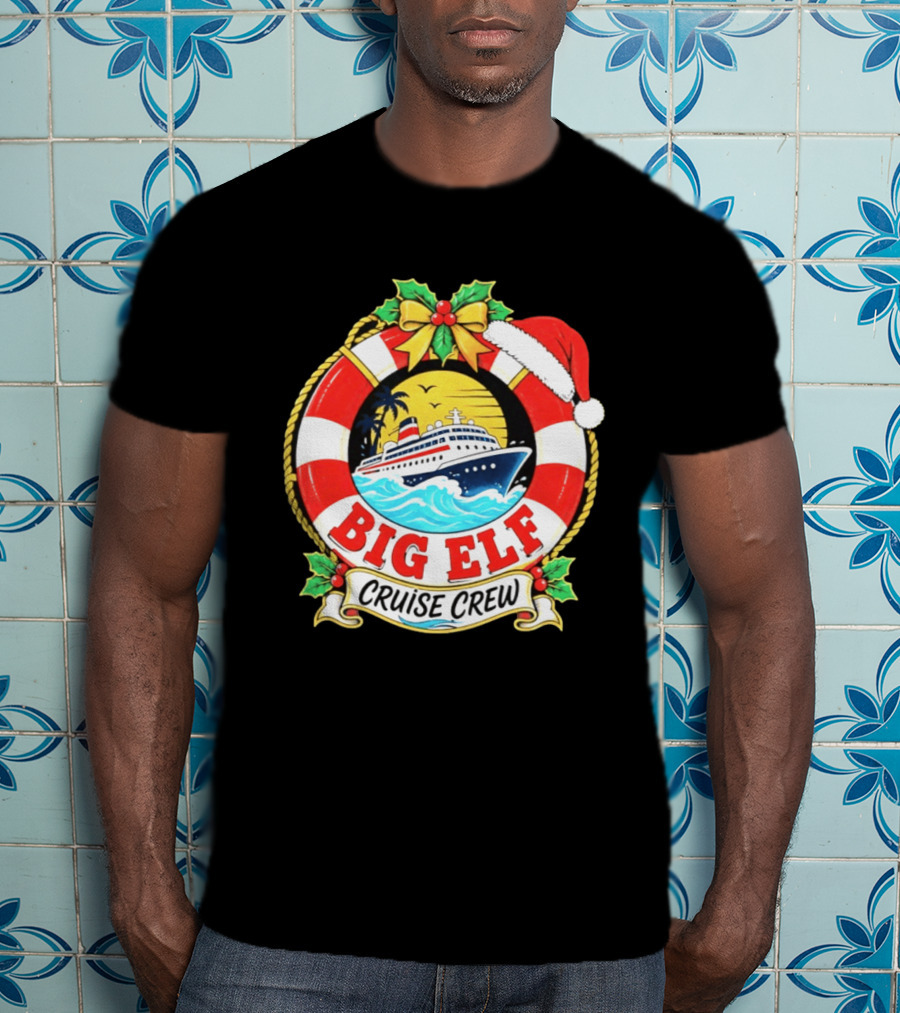 Big Elf Cruise Crew Christmas Vacation T-Shirt