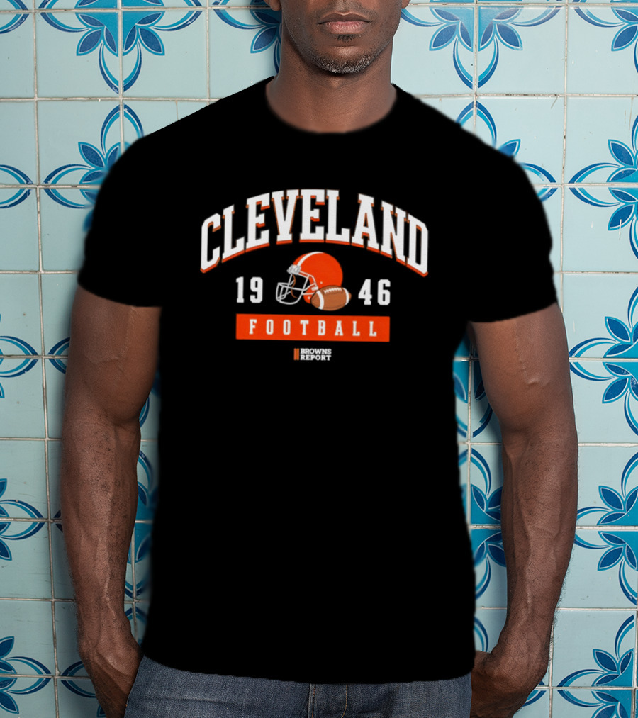 Cleveland Browns 1946 Football Helmet T-Shirt