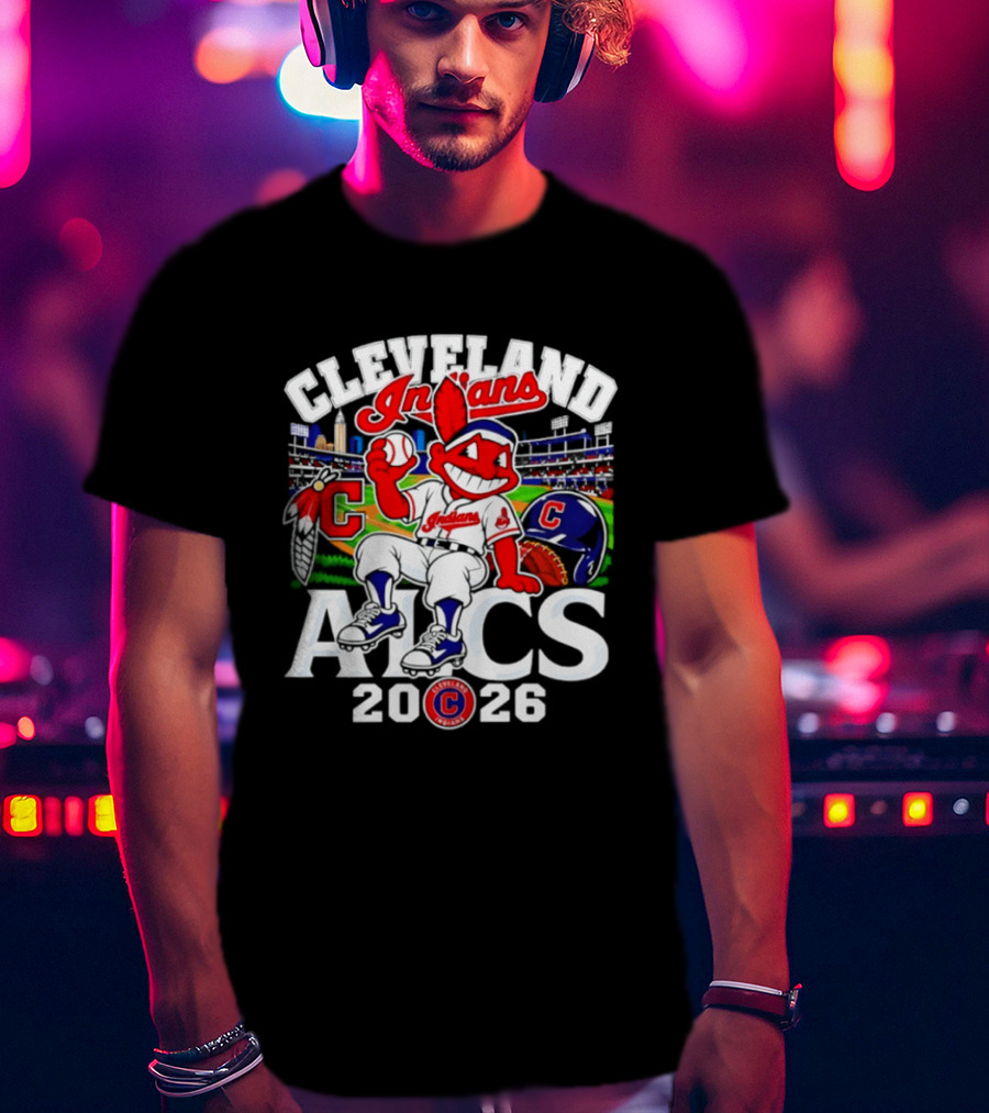 Cleveland Indians ALCS 2026 Baseball Stadium Celebration T-Shirt