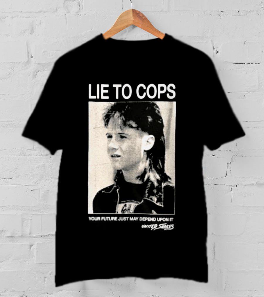 Lie To Cops Danny Cooksey Your Future Just May Depend Upon It United Snakes T-Shirt