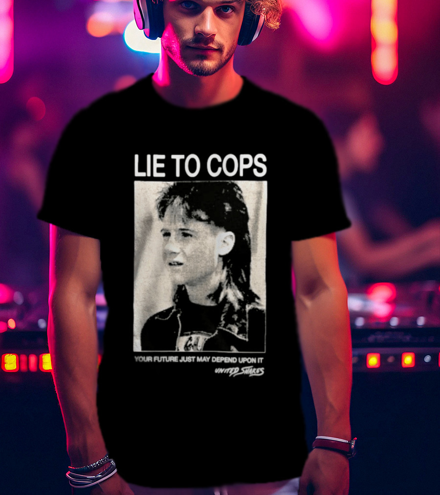 Lie To Cops Danny Cooksey Your Future Just May Depend Upon It United Snakes T-Shirt