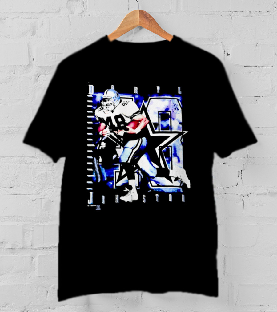 Daryl Johnston 48 Dallas Cowboys Football Player Star T-Shirt