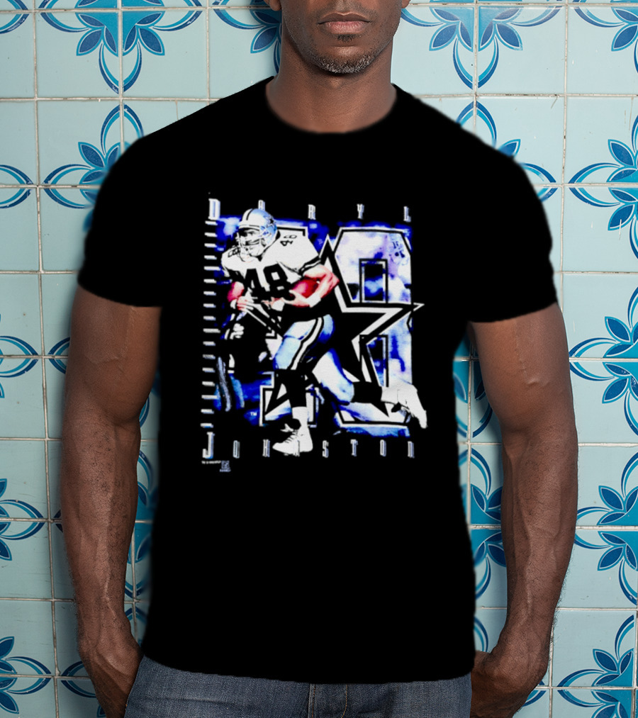 Daryl Johnston 48 Dallas Cowboys Football Player Star T-Shirt