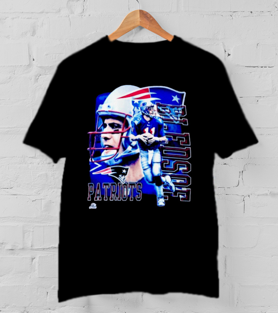 Drew Bledsoe 11 Patriots NFL Quarterback New England Football T-Shirt