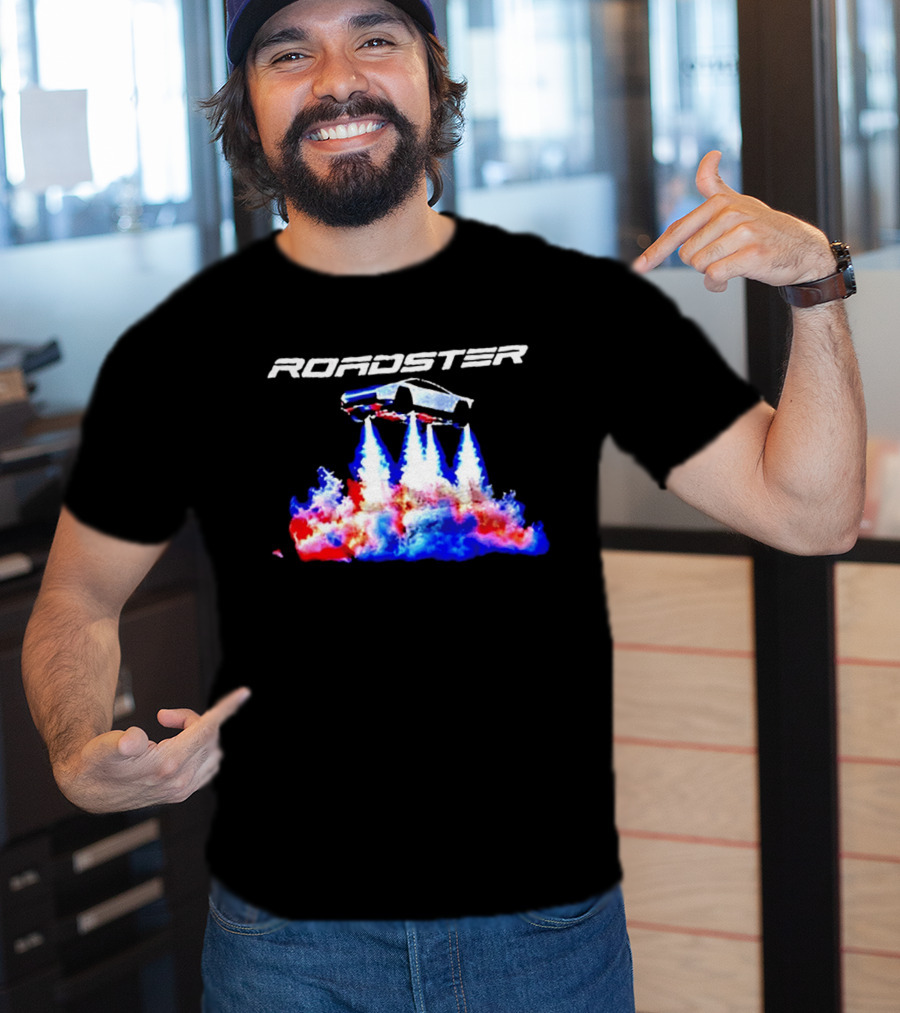 Flying Roadster 2026 Rocket Launch T-Shirt