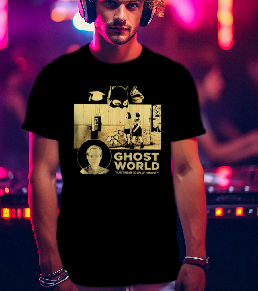 Ghost World I Can't Relate To 99% Of Humanity Cartoon T-Shirt