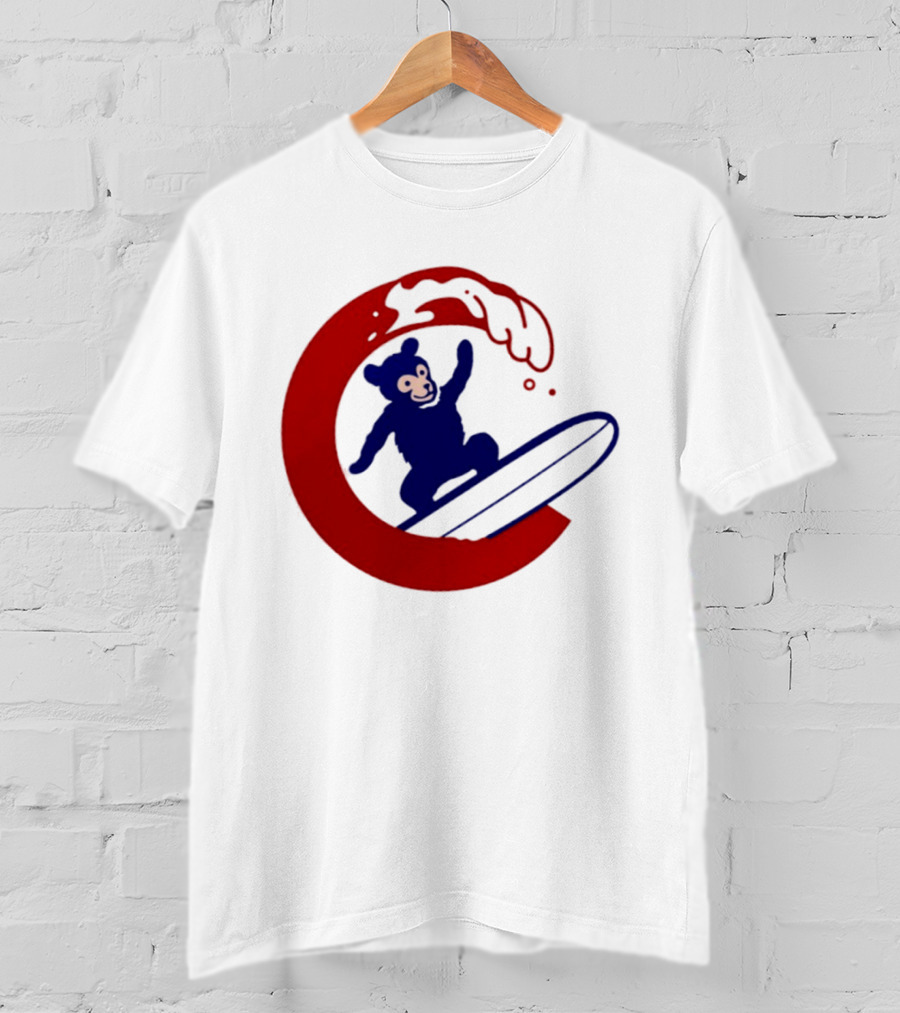 Clark The Cub Surfing Chicago Cubs Baseball 2026 T-Shirt