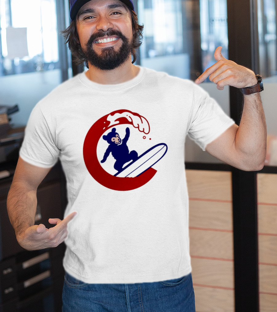 Clark The Cub Surfing Chicago Cubs Baseball 2026 T-Shirt