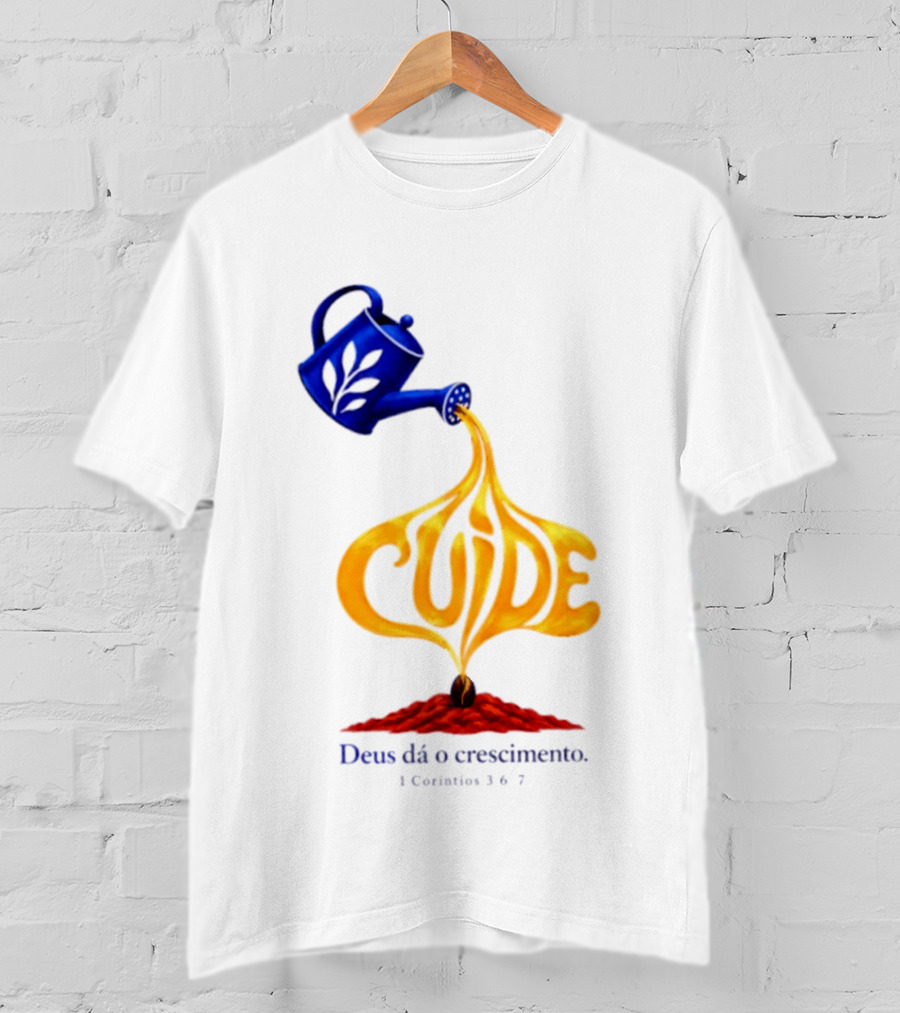 Cuide Deus Dá O Crescimento 1 Coríntios 3 6 7 Watering Can T-Shirt