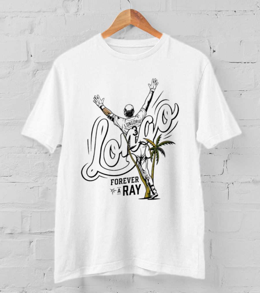 Evan Longoria Longo Tampa Bay Rays Forever A Ray T-Shirt