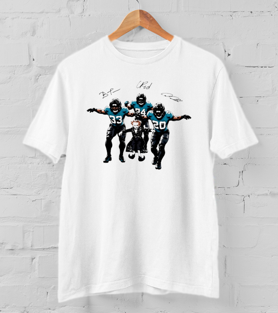 Jacksonville Jaguars Tiptoeing UFod 33 24 20 T-Shirt