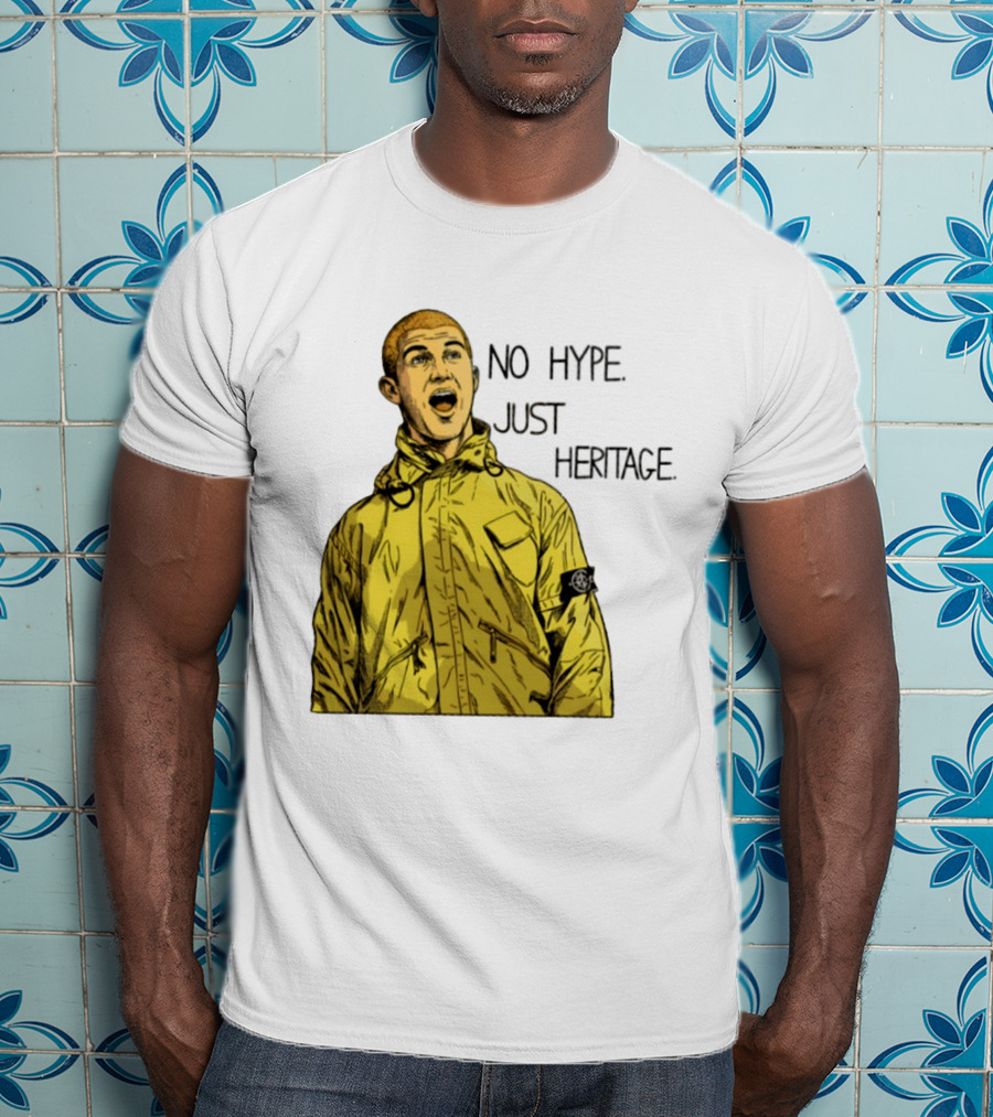No Hype Just Heritage Ellemme Since 2017 Stone Island Yellow Jacket T-Shirt