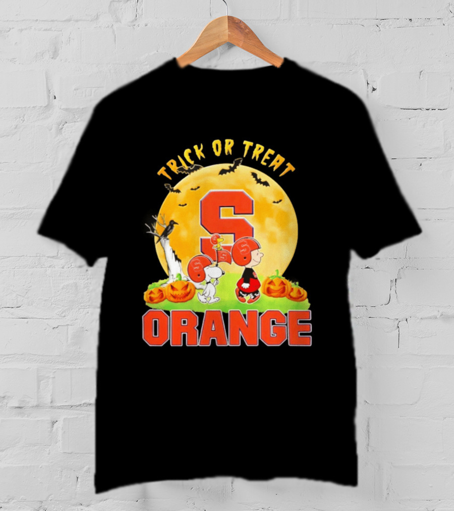 Syracuse Orange Peanuts Trick Or Treat Halloween 2026 T-Shirt