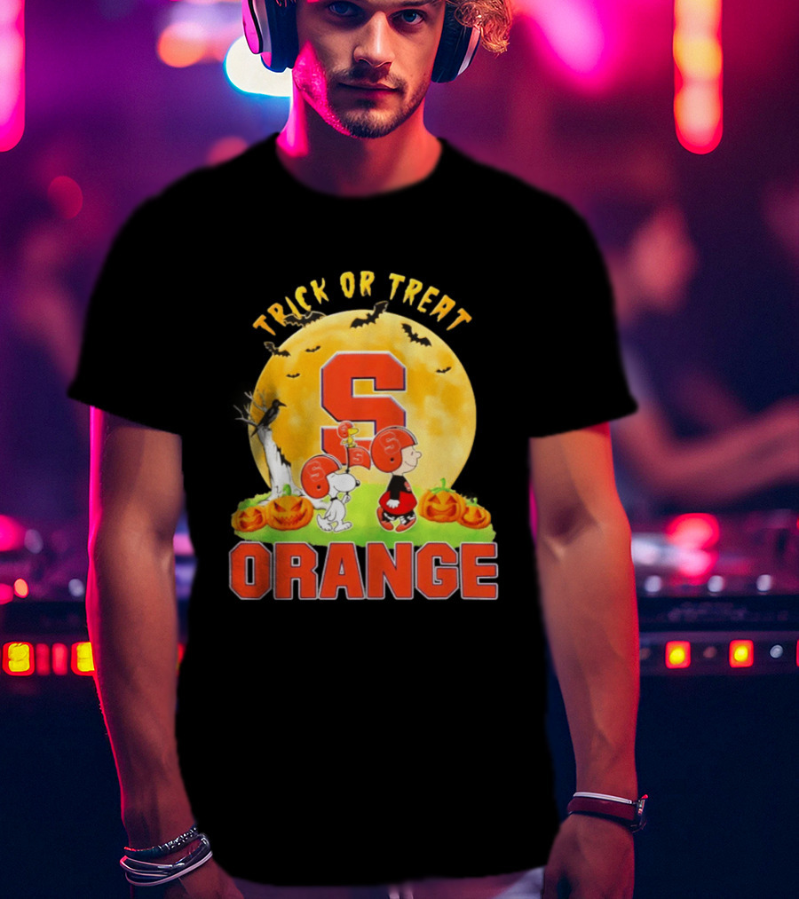 Syracuse Orange Peanuts Trick Or Treat Halloween 2026 T-Shirt