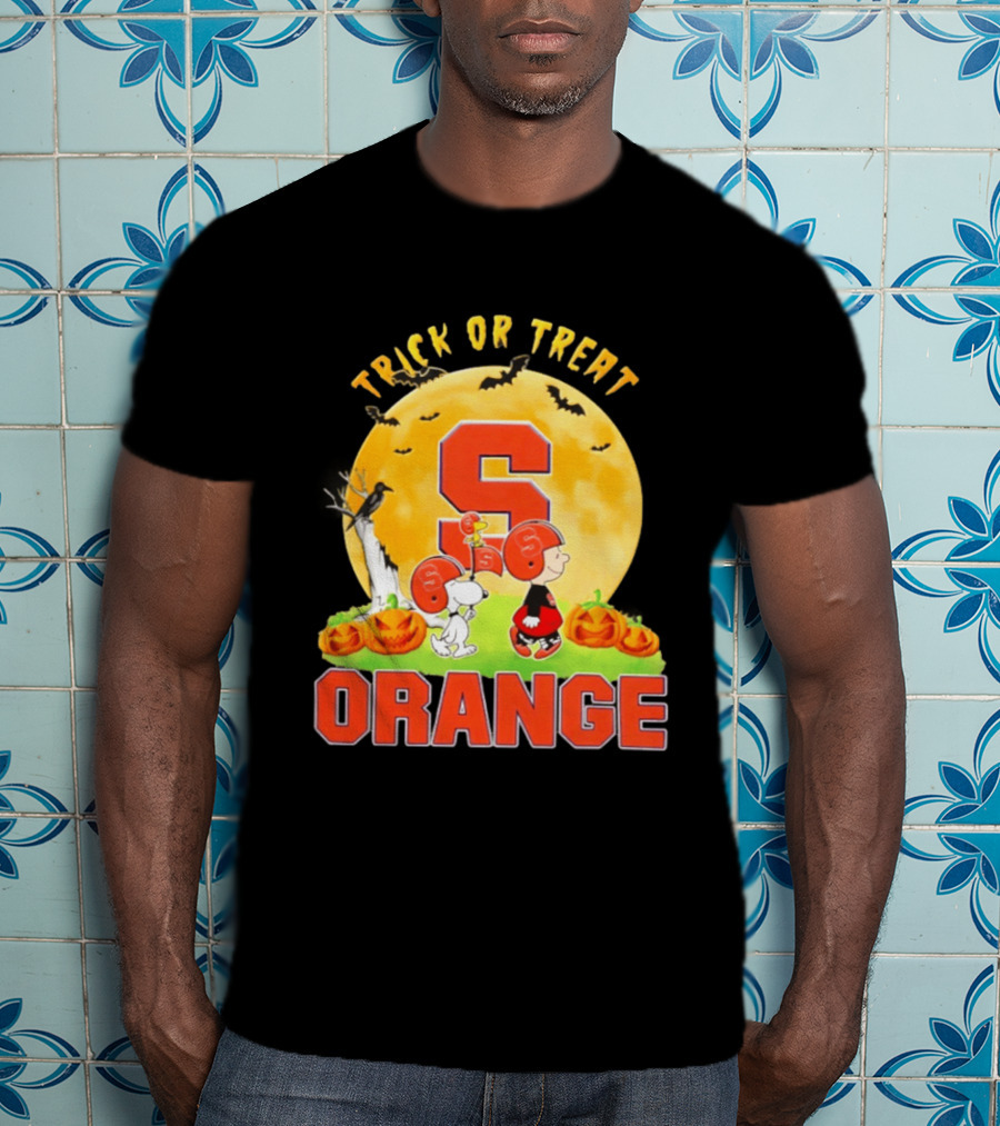 Syracuse Orange Peanuts Trick Or Treat Halloween 2026 T-Shirt