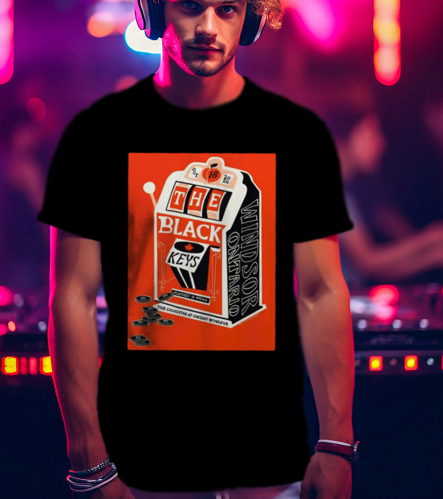 The Black Keys Caesars Windsor Ontario Peaches 'N Kream Oct 18 2026 T-Shirt