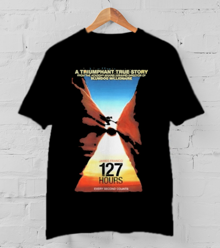 James Franco 127 Hours Every Second Counts T-Shirt