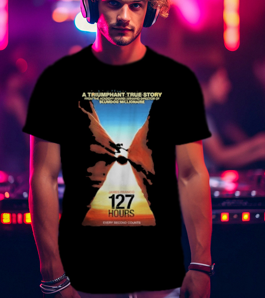 James Franco 127 Hours Every Second Counts T-Shirt
