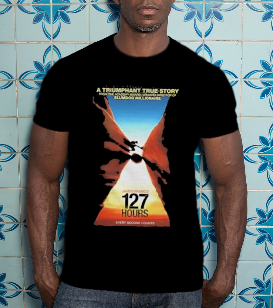 James Franco 127 Hours Every Second Counts T-Shirt