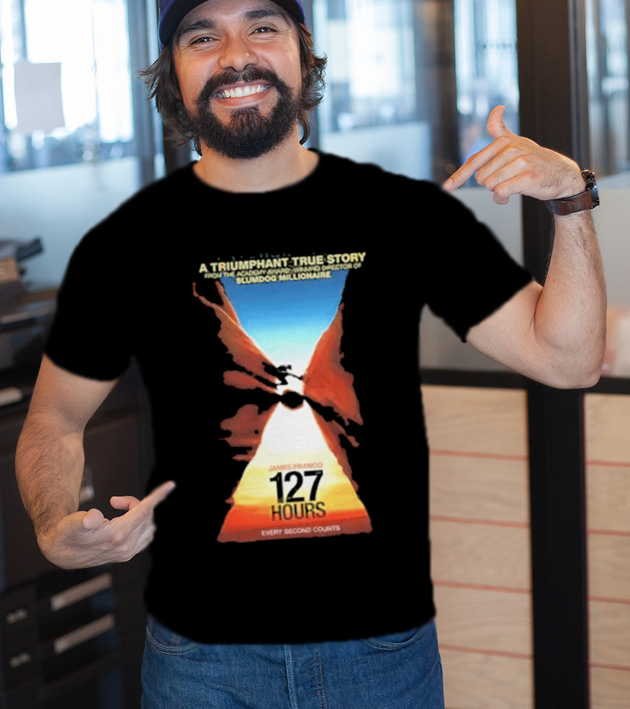 James Franco 127 Hours Every Second Counts T-Shirt