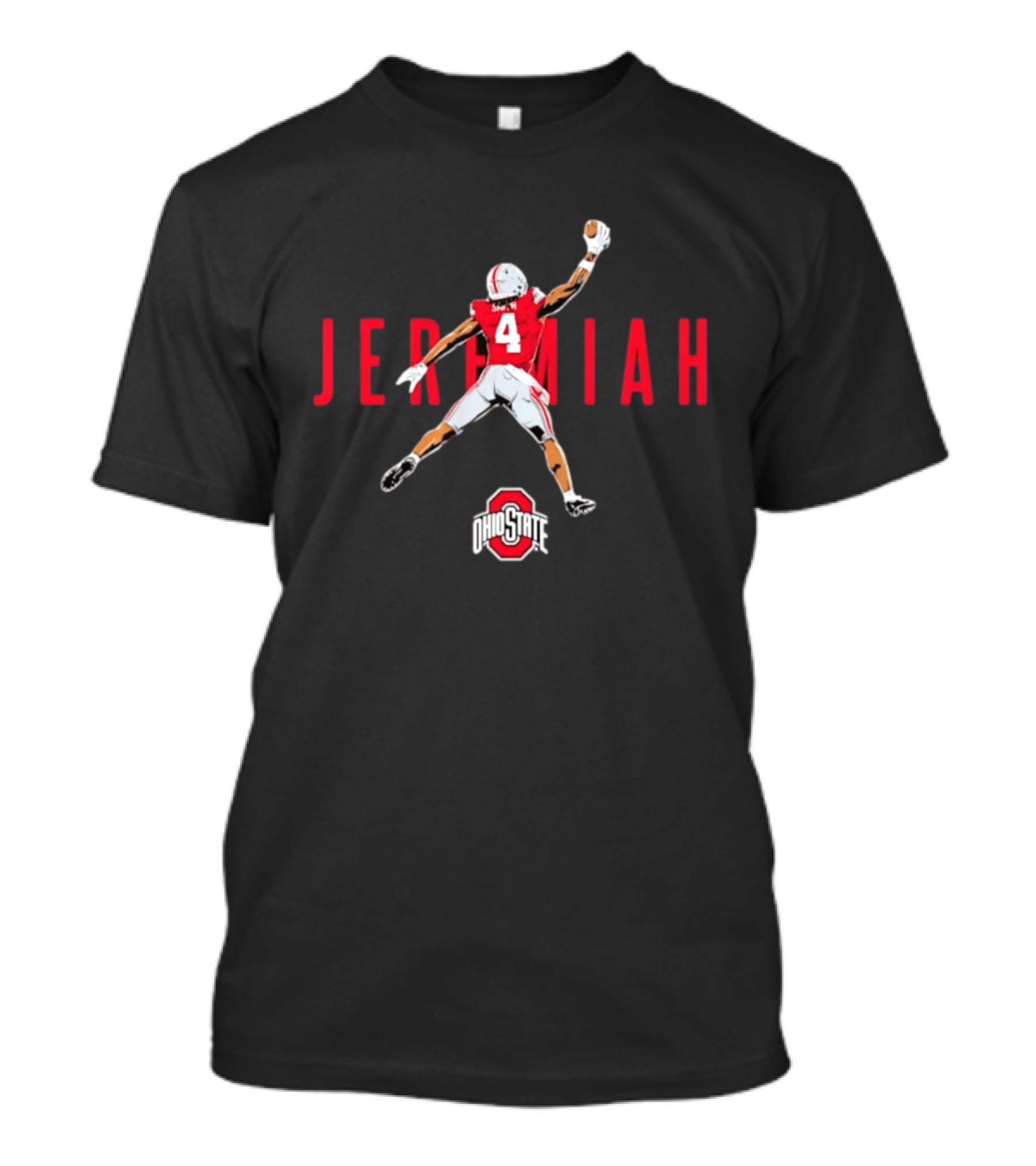 Jeremiah Smith Ohio State Buckeyes 2026 Heisman Trophy Hopes Air Sketch T-Shirt