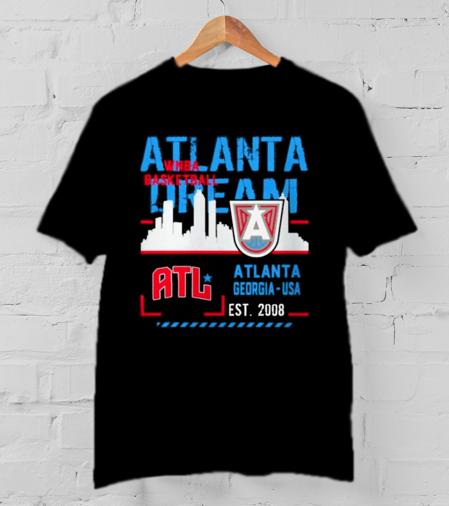 ATL Atlanta Dream Skyline Essentials Est 2008 Georgia USA T-Shirt